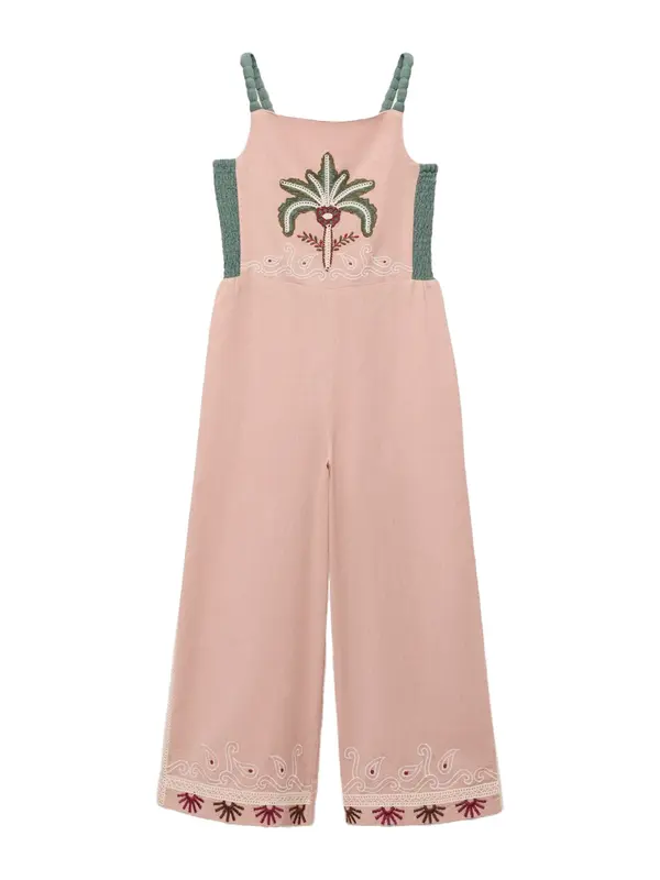 MANGO KIDS MANGO KIDS Kombinezon 'SAMBA'  oliva / trst / roza / temno roza