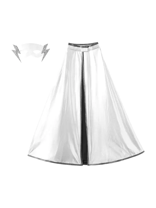 MANGO KIDS MANGO KIDS Komplet 'Cape Hero'  srebrna