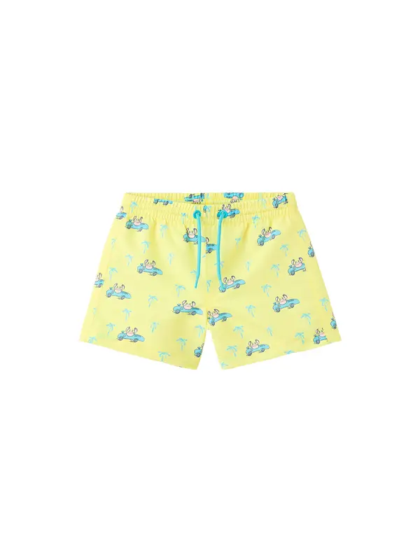 MANGO KIDS MANGO KIDS Kratke kopalne hlače 'CANGREJO'  voda / svetlo rumena / rosé / črna