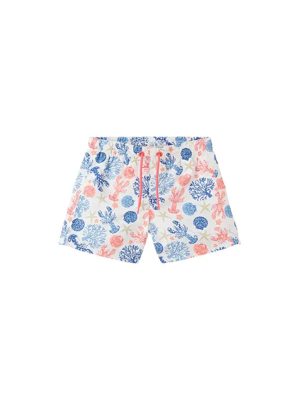 MANGO KIDS MANGO KIDS Kratke kopalne hlače 'PORTOBB'  modra / oranžna / malina / off-bela