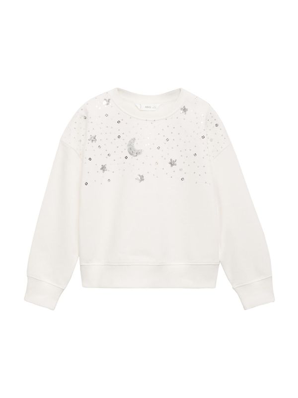 MANGO KIDS MANGO KIDS Majica 'CONSTE'  srebrna / off-bela