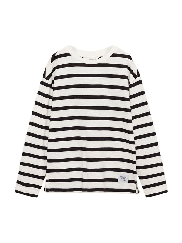 MANGO KIDS MANGO KIDS Majica  črna / bela