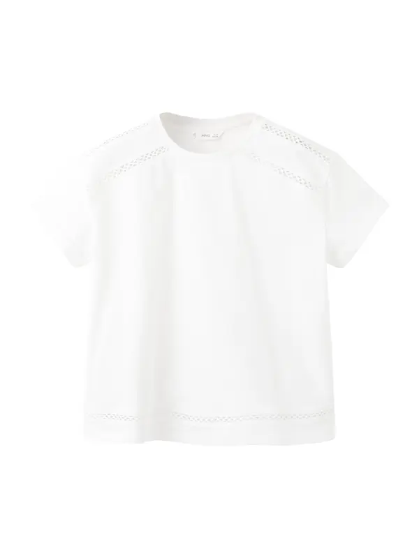 MANGO KIDS MANGO KIDS Majica 'ELLIE'  off-bela