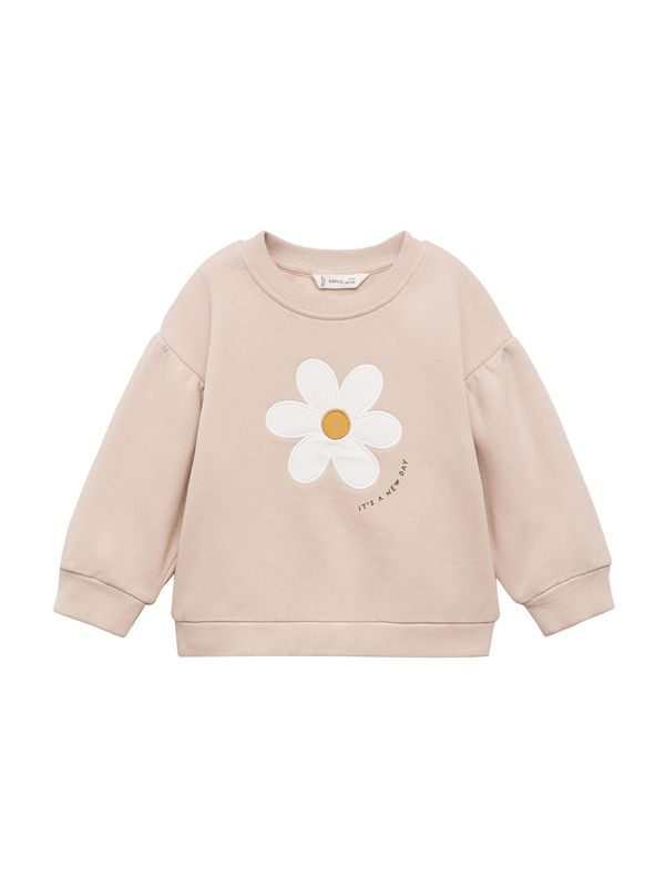 MANGO KIDS MANGO KIDS Majica 'FLORI'  kit / žafran / črna / bela