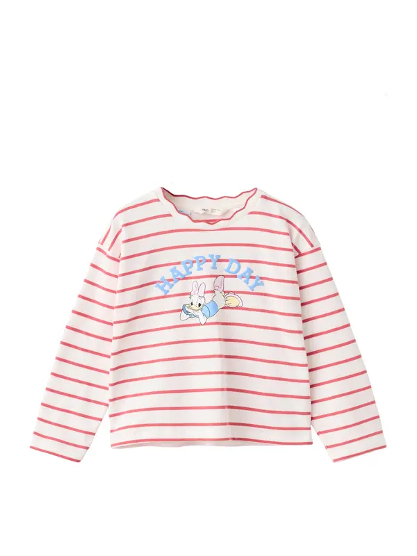 MANGO KIDS MANGO KIDS Majica 'HAPPY'  svetlo modra / roza / rdeča / bela
