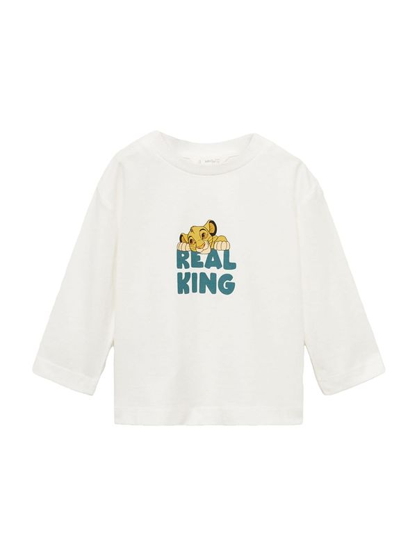 MANGO KIDS MANGO KIDS Majica 'KINGLK'  modra / gorčica / črna / off-bela