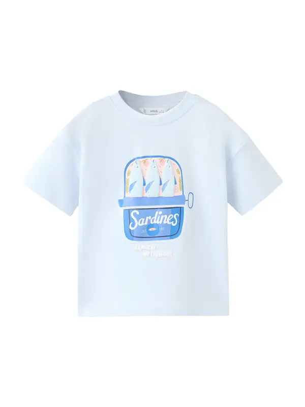 MANGO KIDS MANGO KIDS Majica 'M2SARDIN'  modra / svetlo modra / pastelno zelena / roza