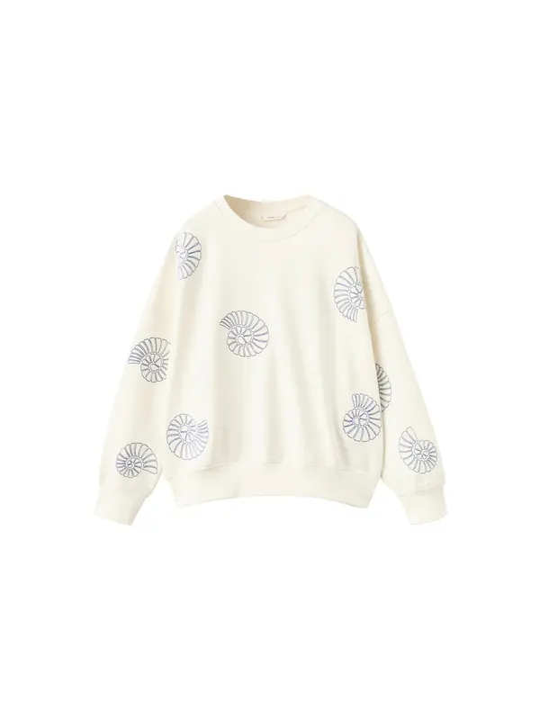 MANGO KIDS MANGO KIDS Majica 'MADEIRA'  mornarska / off-bela