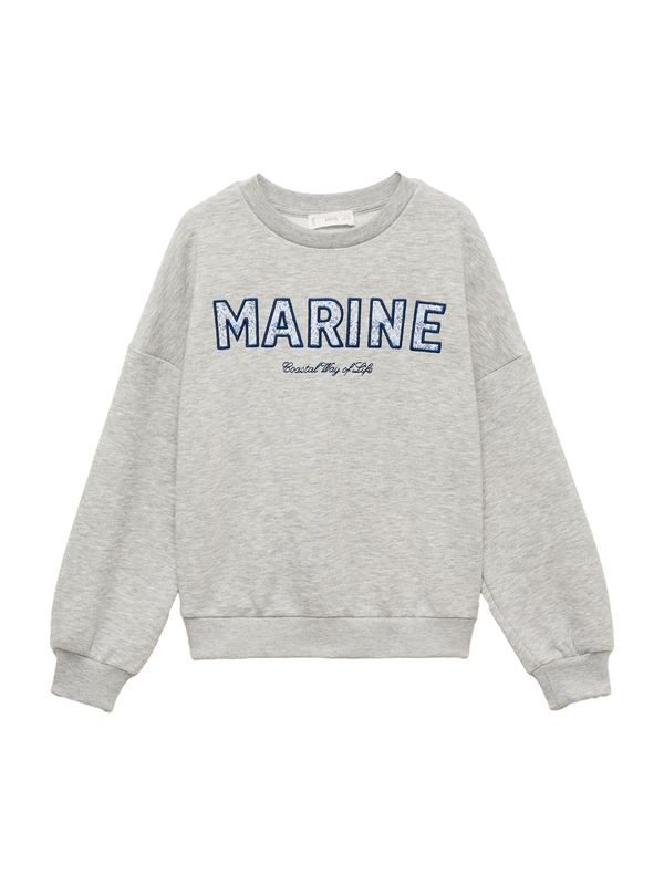 MANGO KIDS MANGO KIDS Majica 'MARINE'  marine / pegasto siva