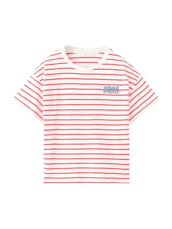 MANGO KIDS MANGO KIDS Majica 'MERMAID'  kraljevo modra / rdeča / bela