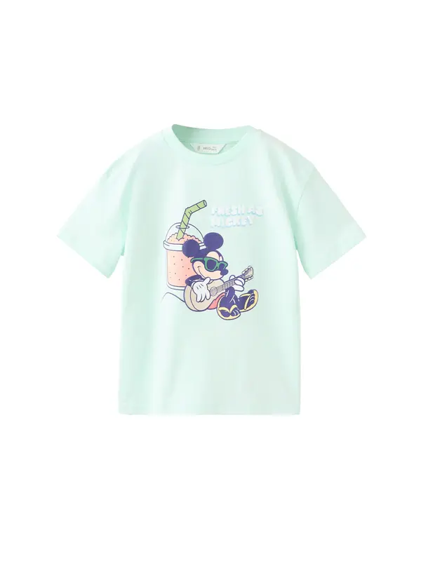 MANGO KIDS MANGO KIDS Majica 'MIJUICE'  turkizna / temno modra / svetlo roza