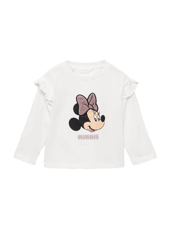 MANGO KIDS MANGO KIDS Majica 'MINNIE'  bež / mauve / črna / off-bela