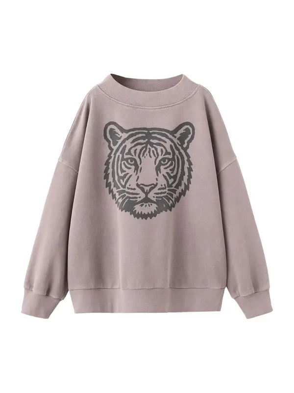 MANGO KIDS MANGO KIDS Majica  mokka / črna