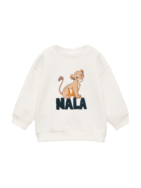 MANGO KIDS MANGO KIDS Majica 'NALA'  karamel / mokka / črna / off-bela