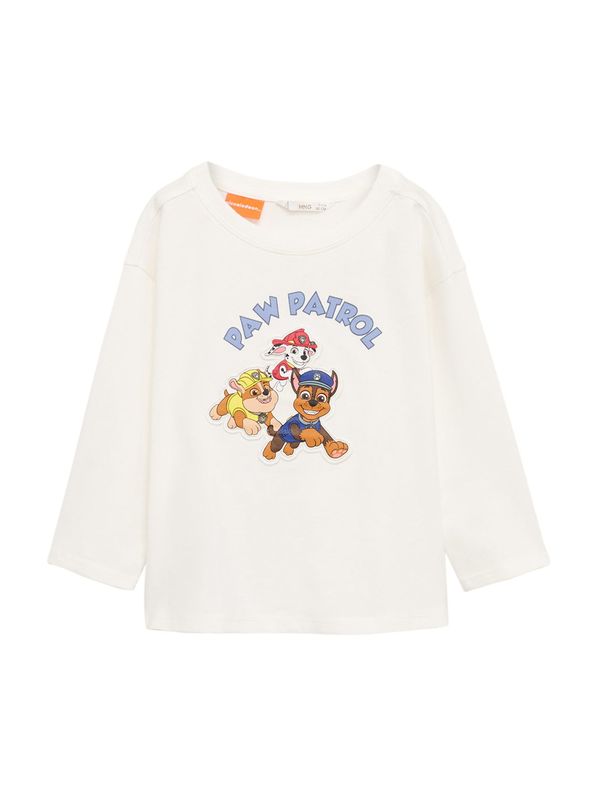 MANGO KIDS MANGO KIDS Majica 'PAWTEAM'  svetlo bež / opal / rjava / rumena