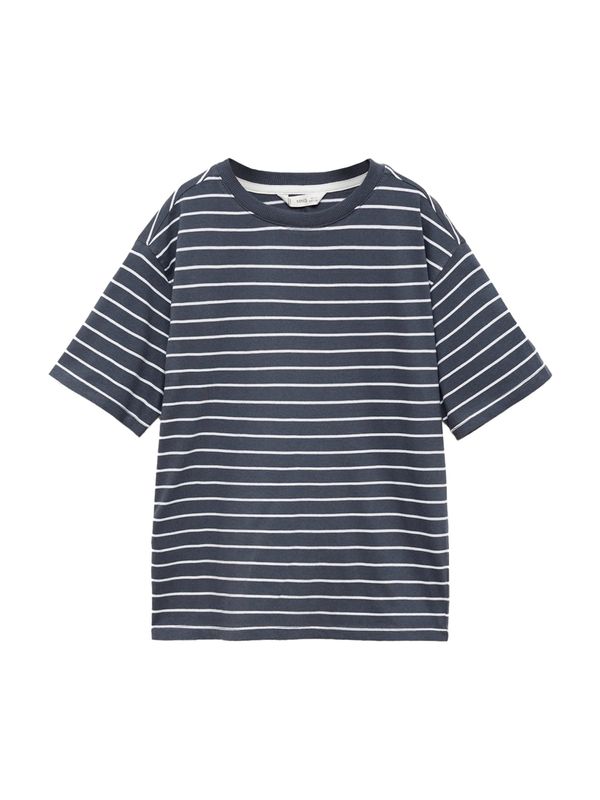 MANGO KIDS MANGO KIDS Majica 'PEAK'  temno siva / bela