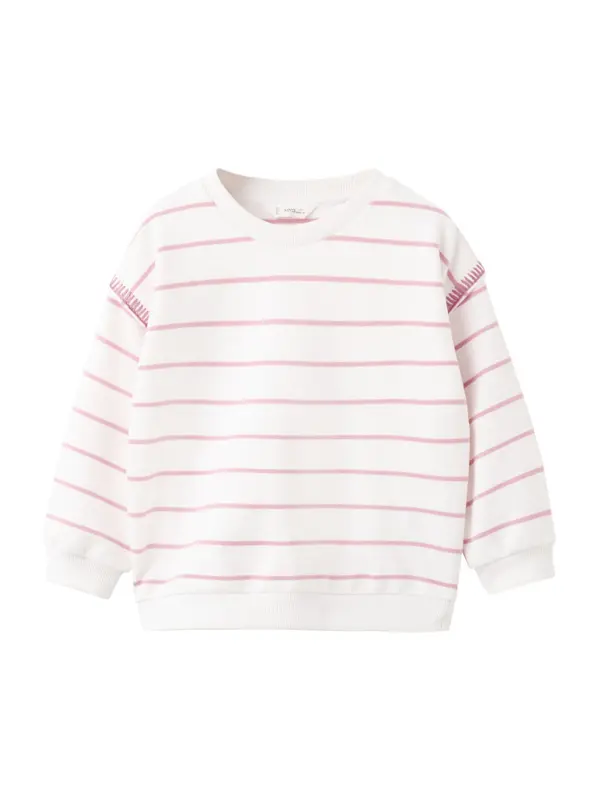 MANGO KIDS MANGO KIDS Majica  roza / bela