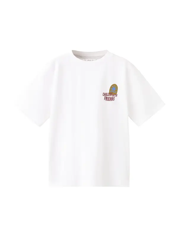 MANGO KIDS MANGO KIDS Majica 'SKATE'  kraljevo modra / limona / burgund / bela