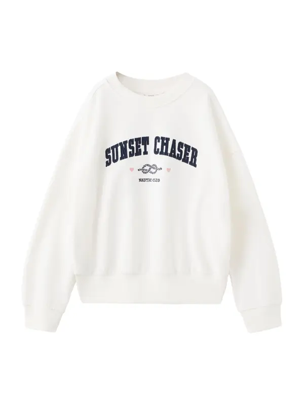 MANGO KIDS MANGO KIDS Majica 'SUNSET'  mornarska / pastelno zelena / staro roza / off-bela
