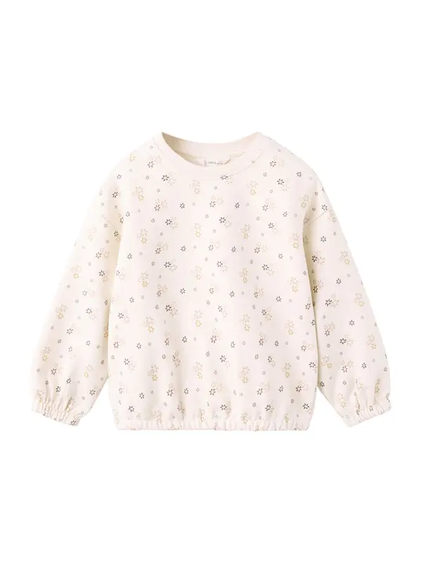 MANGO KIDS MANGO KIDS Majica  svetlo bež / kapučino / svetlo rjava / temno rjava