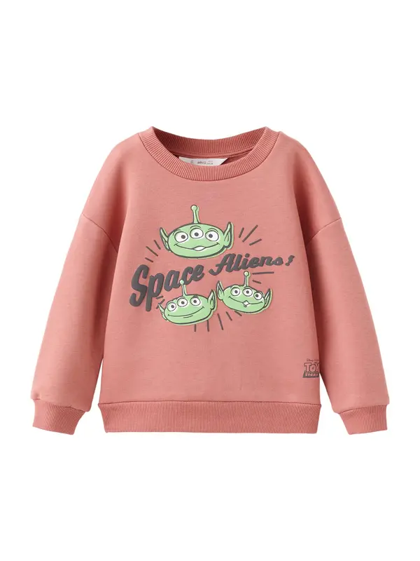 MANGO KIDS MANGO KIDS Majica 'TOY ALIEN'  antracit / svetlo zelena / korala / bela