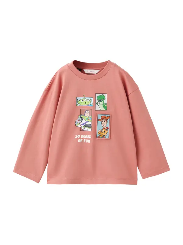 MANGO KIDS MANGO KIDS Majica 'TOYFUN'  zelena / oranžna / bela