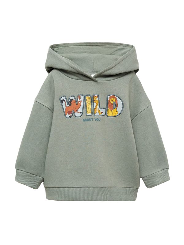 MANGO KIDS MANGO KIDS Majica 'WILDLK'  svetlo modra / konjak / med / pastelno zelena