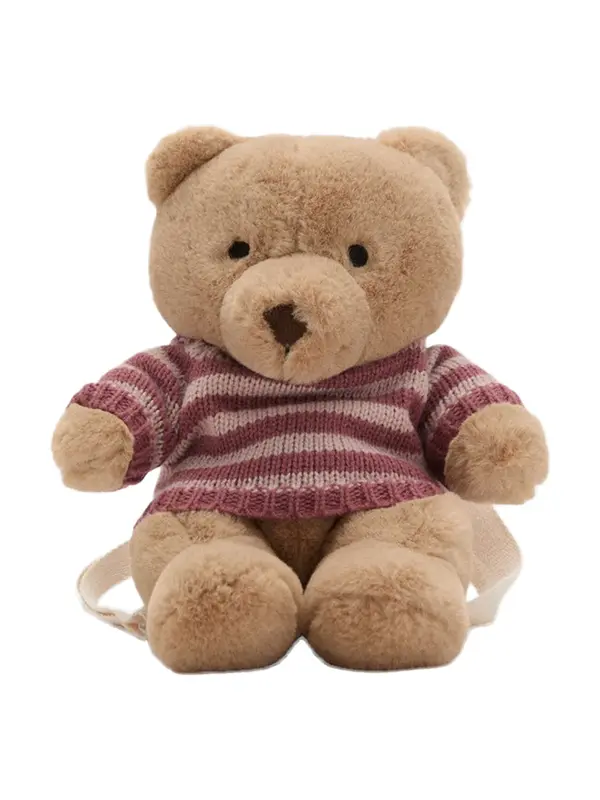 MANGO KIDS MANGO KIDS Nahrbtnik 'BEAR'  temno bež / majnica / jagoda