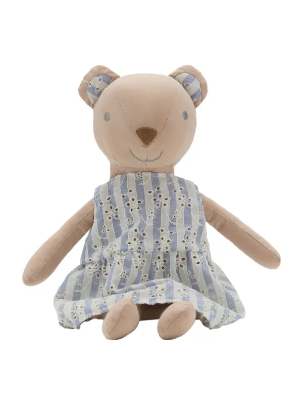 MANGO KIDS MANGO KIDS Nahrbtnik  bež / golobje modra / off-bela