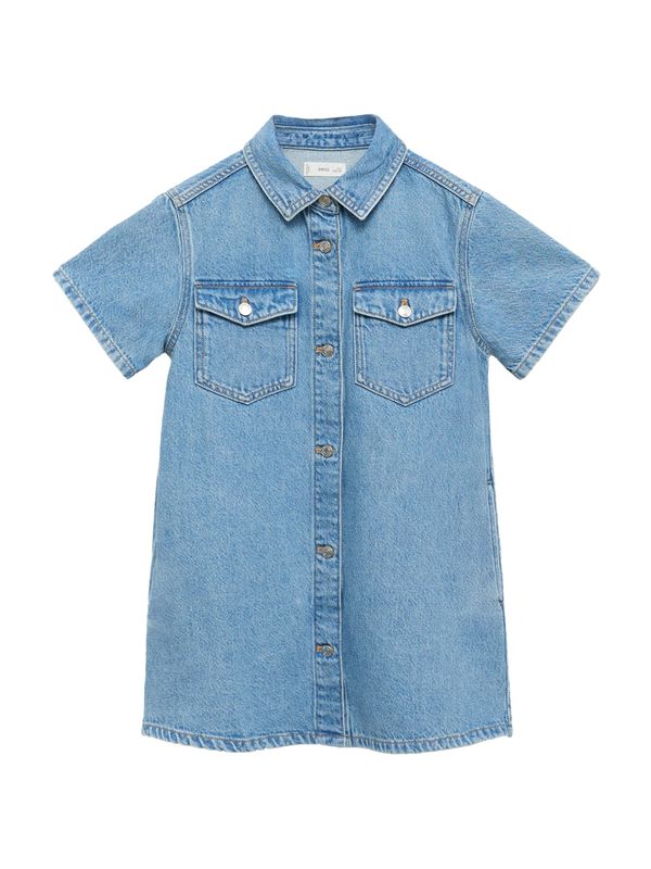 MANGO KIDS MANGO KIDS Obleka 'ANDREA'  moder denim