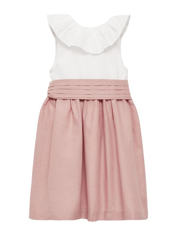 MANGO KIDS MANGO KIDS Obleka 'CHIARA'  pitaja / bela