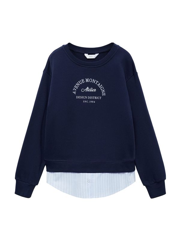 MANGO KIDS MANGO KIDS Obleka  marine / pastelno modra / bela