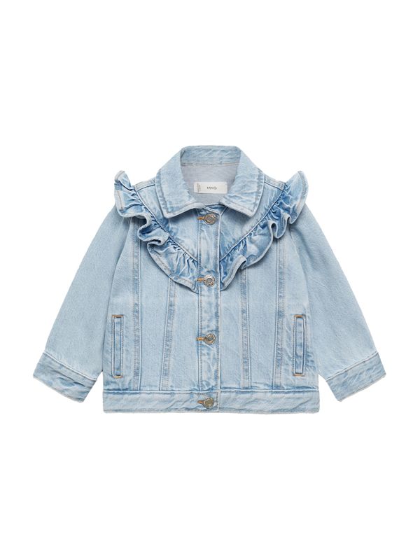 MANGO KIDS MANGO KIDS Prehodna jakna 'NORMAB'  svetlo modra