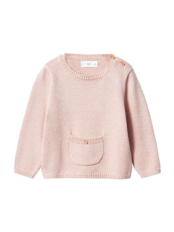 MANGO KIDS MANGO KIDS Pulover 'MAY'  pastelno roza