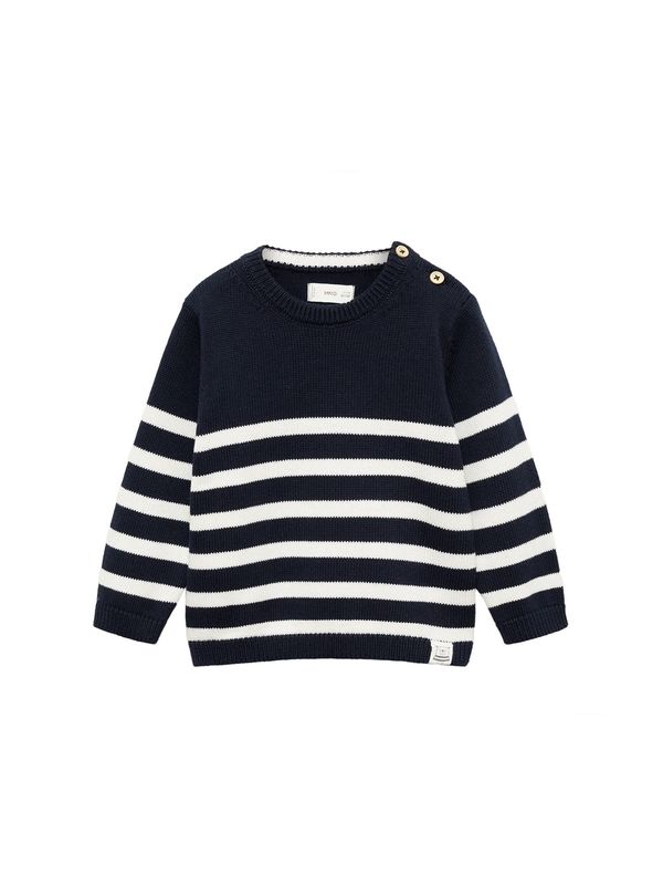 MANGO KIDS MANGO KIDS Pulover 'SAMY7'  mornarska / bela