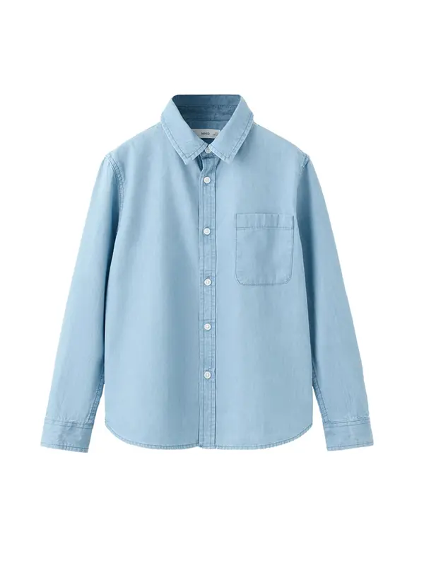 MANGO KIDS MANGO KIDS Srajca 'PACIFIC'  svetlo modra