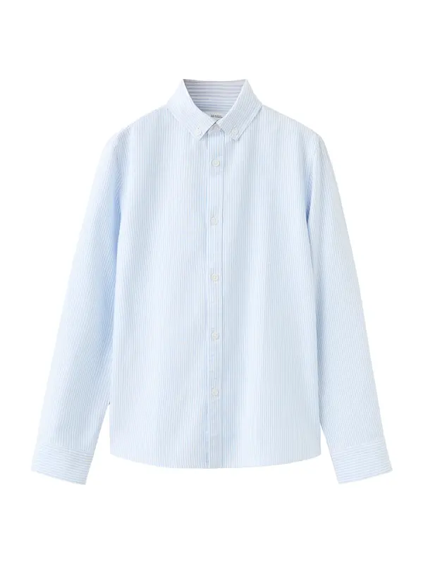 MANGO KIDS MANGO KIDS Srajca 'ROXFORDR'  svetlo modra / bela