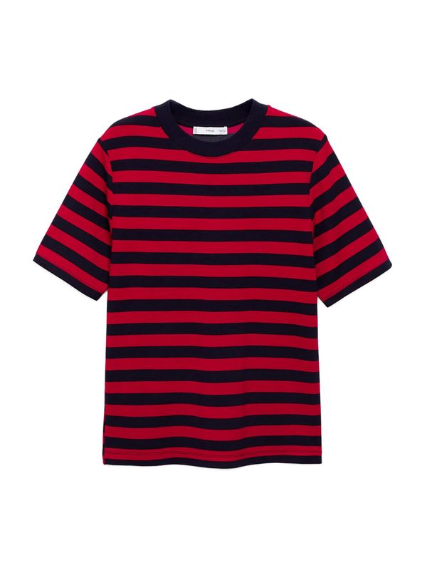 MANGO MANGO Majica 'Doll'  nočno modra / rdeča