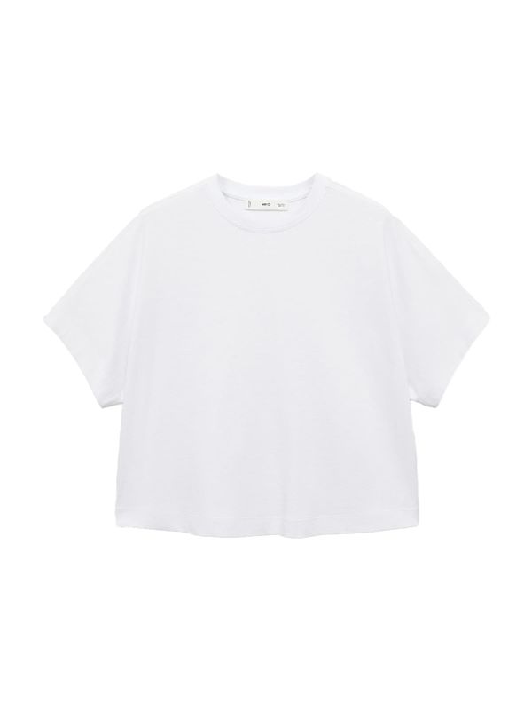 MANGO MANGO Majica 'GLASI'  bela