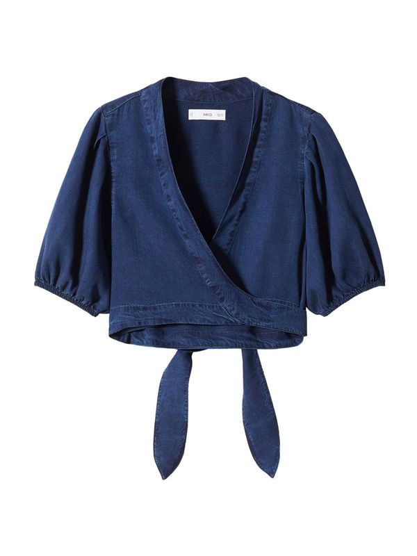 MANGO MANGO Majica 'Mykonos'  temno modra