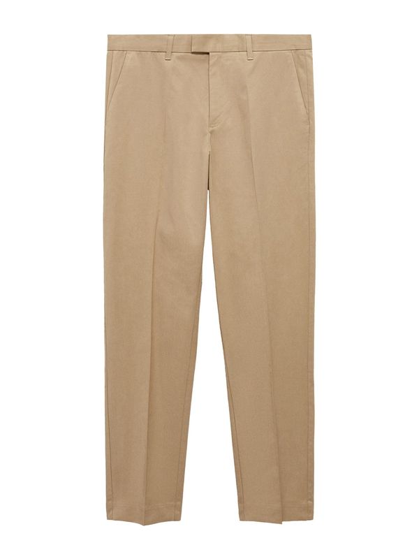 MANGO MAN MANGO MAN Hlače na rob 'NICCO'  bež