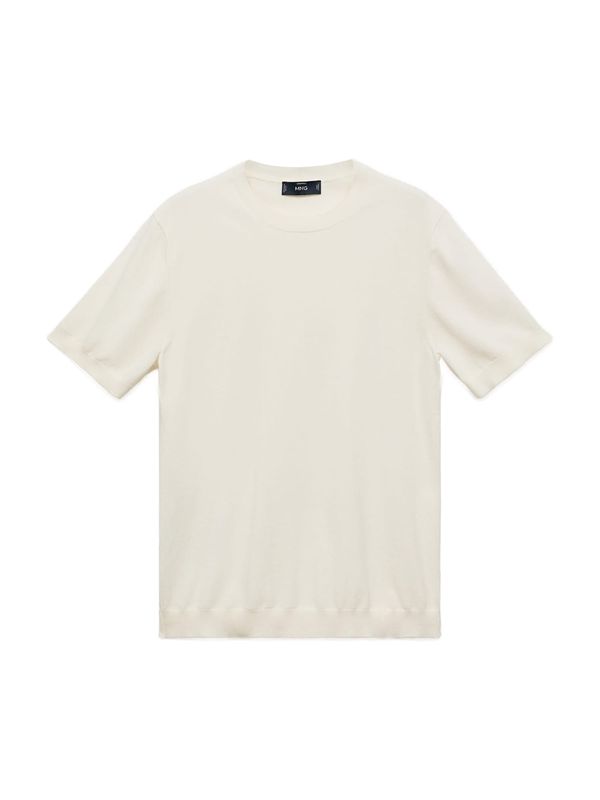 MANGO MAN MANGO MAN Pulover 'ARRAONA'  off-bela