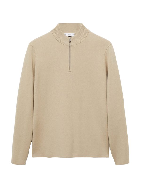 MANGO MAN MANGO MAN Pulover 'LUXUSP'  bež