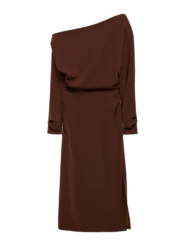 MANGO MANGO Obleka 'ARIA'  rjava