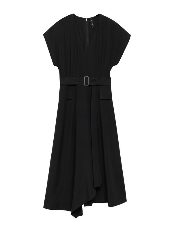 MANGO MANGO Obleka 'BASSETT'  črna