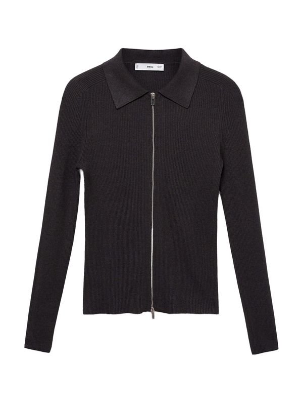 MANGO MANGO Pletena jopa 'BAE'  antracit