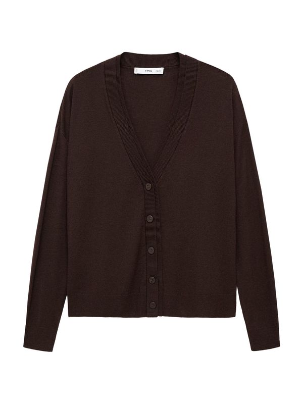 MANGO MANGO Pletena jopa 'LUCCA'  temno rjava