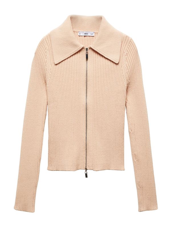 MANGO MANGO Pletena jopa  svetlo bež