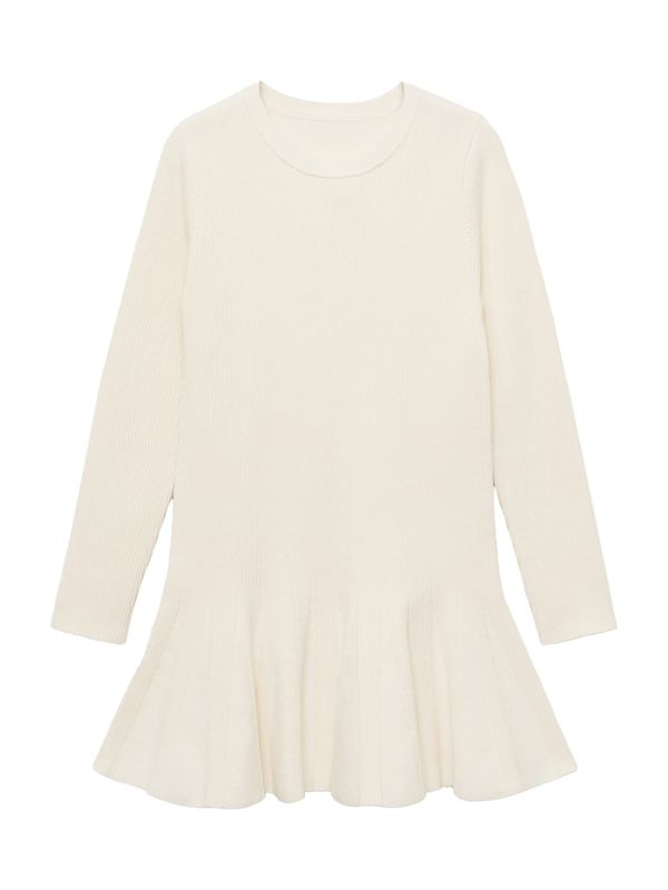 MANGO MANGO Pletena obleka 'OTTOM'  puder