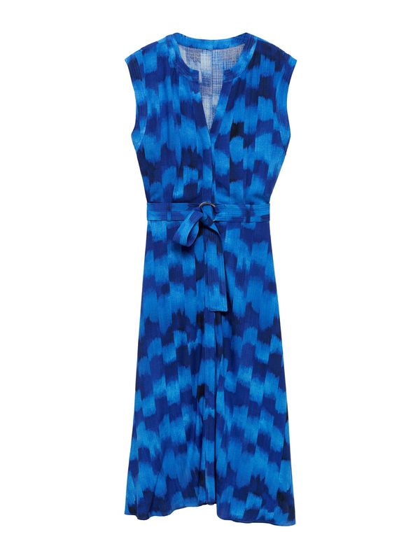 MANGO MANGO Poletna obleka 'Icat'  modra / temno modra